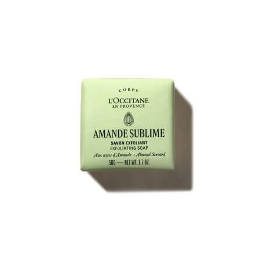 Almond exfoliating soap, 50 g, L'occitane