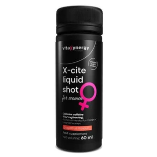 Energetyzujący shot dla kobiet o smaku grejpfruta, 12 x 60 ml, Vitaxynergy