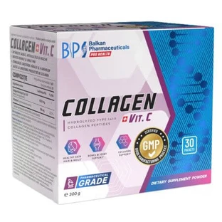 Collageen + Vitamine C, 30 sachets, Balkan Pharmaceuticals