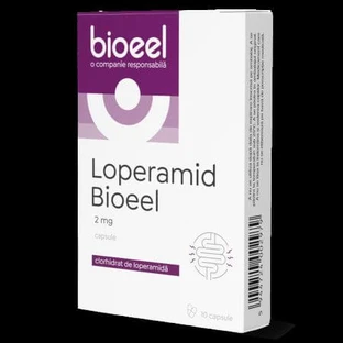 Loperamida, 2 mg, 10 cápsulas, Bioeel