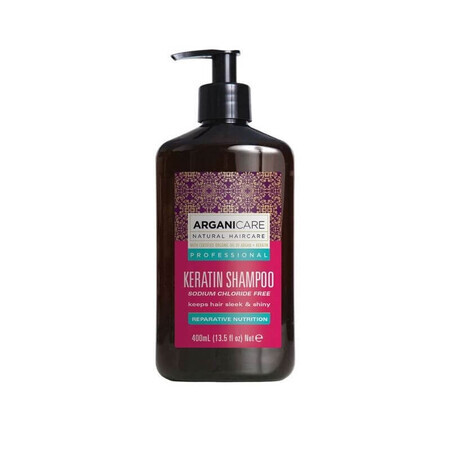 Keratine shampoo x 400ml, Arganicare