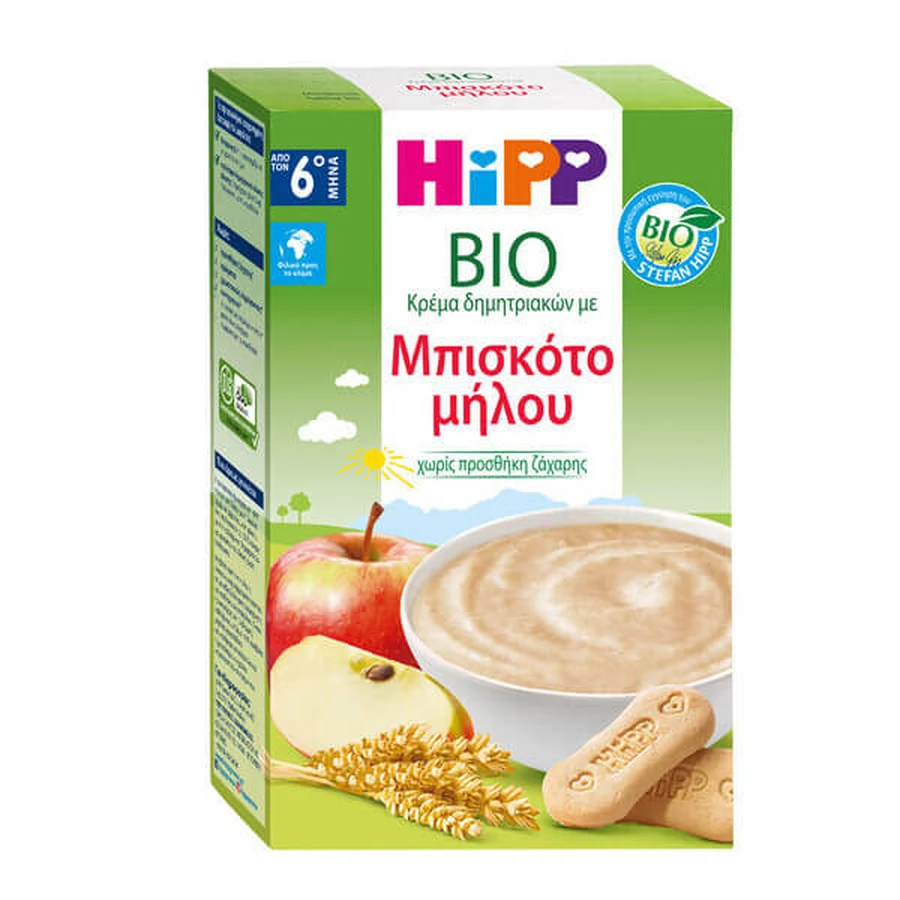 HIPP Bio Baby Cream cu Apple Cookie De la 6 luni 200g