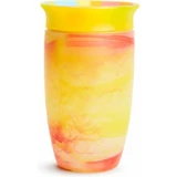 MUNCHKIN Miracle 360 Sippy Cup Tropical Swirl, Vaso Educativo Multicolor - 296ml - Amarillo