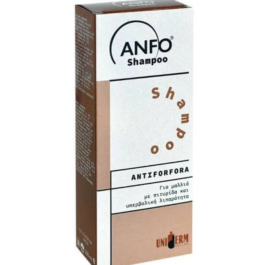 ANFO Shampooing Antiforfora pour cheveux avec pellicules et cheveux gras 150ml