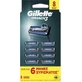 GILLETTE Mach3 Recambios para Cabezales de Máquinas de Afeitar 8 Piezas