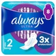 ALWAYS Compresas Ultra Largas Plus con Alas Talla 2 8 unidades