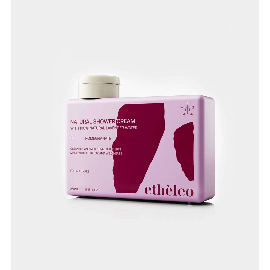 ETHELEO Crema de Ducha Gel de Ducha de Granada con Perfume de Granada 250ml