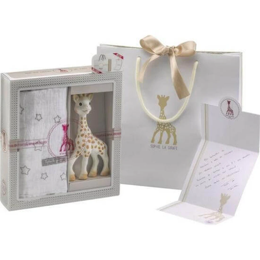 SOPHIE La Girafe Sophisticated My First Gift: Gift Set with Sophie & a rattle