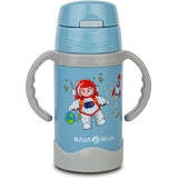NAVA Botella Termo Acero Inoxidable con Asas We Care 300ml Azul (10-113-002)