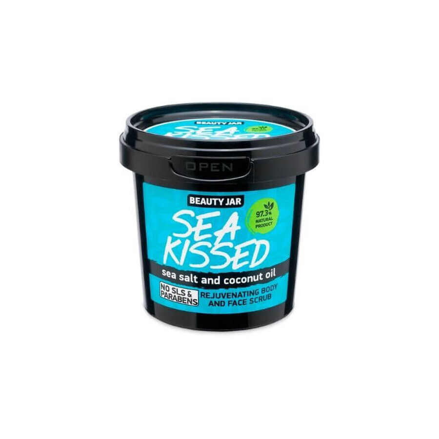 Scrub pentru fata si corp, Sea Kisses x 200g, Beauty Jar