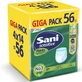 SANI Sensitive Pants Biancheria intima elastica per incontinenza Large No3 GIGA PACK 56 Pezzi
