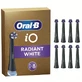ORAL B iO Radiant White Black wymienne główki do szczoteczek elektrycznych, 8 szt.