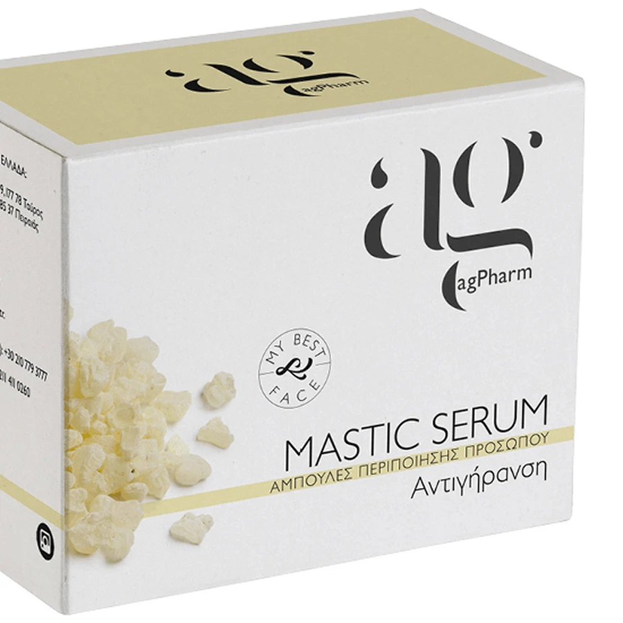 AG PHARM Mastic Serum Față Ampule Oferirea pielii anti-îmbătrânire 2ml x1