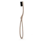 INTERMED Tandenborstel Professional Eco Ergonomic Innovatief, Extreem Flexibel & Ergonomisch Handvat van Zachte Rijstschors (4.600 Vezels) Beige x1