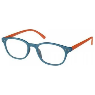 EYELEAD Presbyopiebril 154 Blauw-oranje Botstructuur 2,75