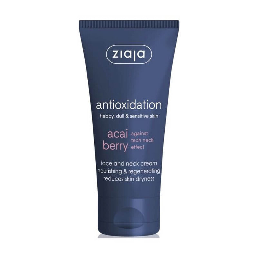 ZIAJA Crème nourrissante visage et cou aux baies d'açai 50 ml