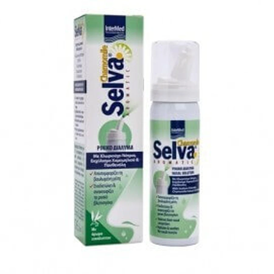 INTERMED Selva Camomille Spray nasal aromatique isotonique avec parfum d'eucalyptus 50ml