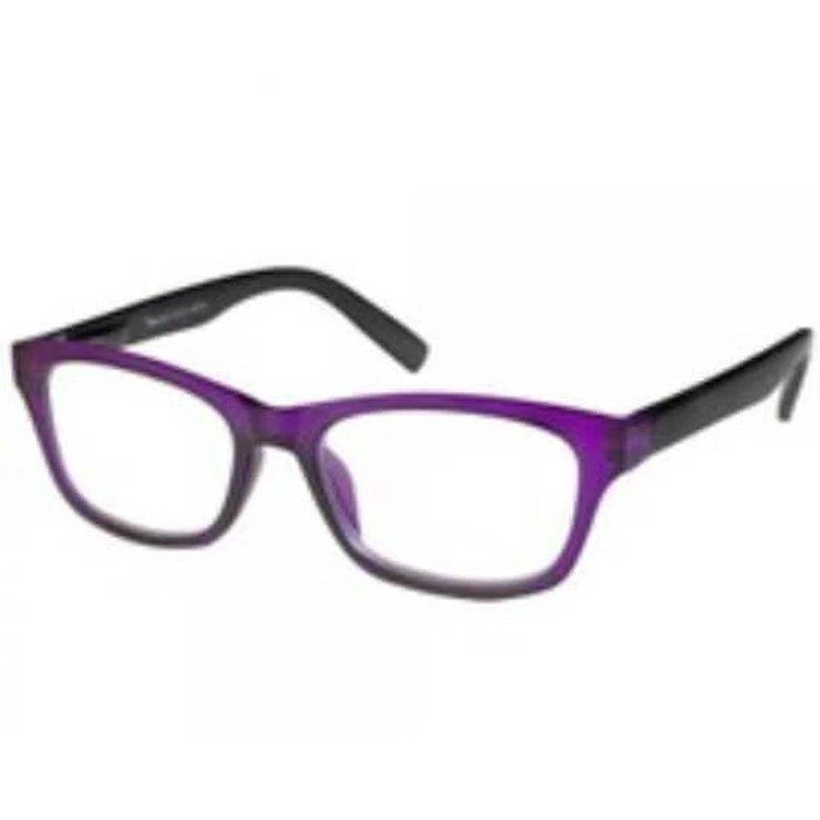 EYELEAD E175 Presbyopia Glasses Black-Fuchsia Granular 2.00