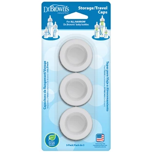 DR. BROWN'S Travel Cap For Safe Transport For Bottle With Narrow Neck 3 Pieces 630
