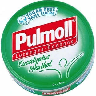 PULMOLL Pastiglie per la gola al mentolo con eucalipto e menta, 45g