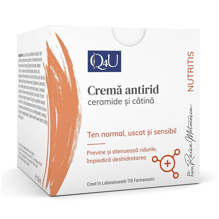 Crème anti-rides aux céramides Nutritis Q4U, 50 ml, Tis Farmaceutic