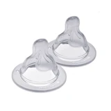 MAM High Flow Silicone Nipple No Drip for Bottle Size 3 4m+ x2