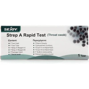 SEJOY A Rapid Test Streptococcus Test 1 unidad