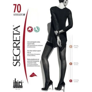 Pantaloni SEGRETA Rizomere 70 DEN Nero