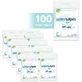 WATERWIPES On The Go Feuchttücher 100% Plastikfrei mit 99,9% Wasser (10 Packungen à 10 Stück)