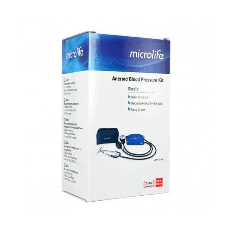 MICROLIFE Anéroïde AG1-30 Manomètre analogique pour le bras