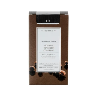 KORRES Argan Oil Advanced Colorant Hair Dye 1.0 Black Natural