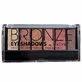 TECHNIC Paleta de sombras de ojos en tonos bronce