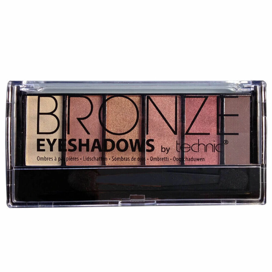 TECHNIC Paleta de sombras de ojos en tonos bronce