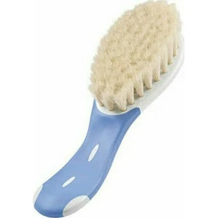 Perie pentru copii NUK Supersoft cu păr natural 10.256.371 - Albastru