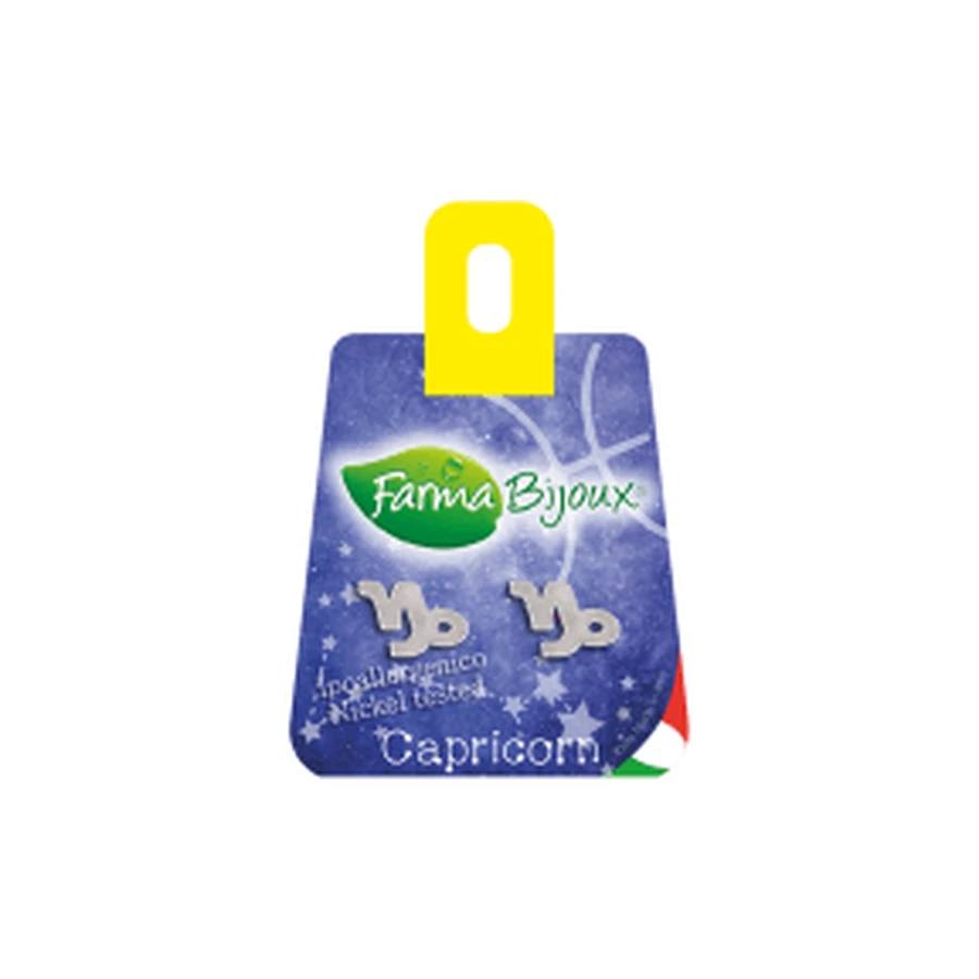 FARMA BIJOUX Cercei hipoalergenici fără nichel Zodiaco Capricorn-Capricorn