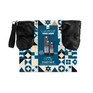 LUXURIOUS Men's Care Body Treatment Kit 2 în 1 Shower Gel & Shampoo 250ml & Intimo Sensitive Area Cleansing 75ml