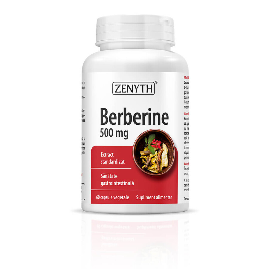 Berberine, 500 mg, 60 capsules, Zenyth Évaluations