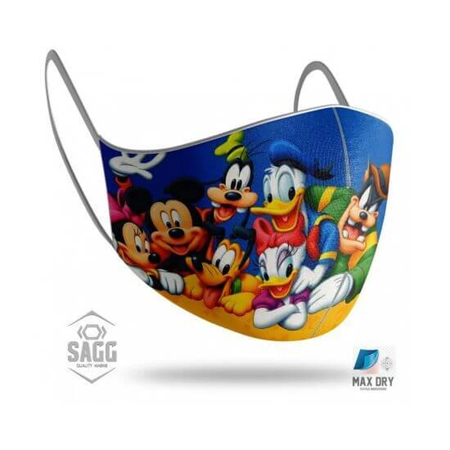 SAGG Disney Stoffen Kindermasker 6-12 jaar