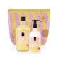 LAVISH CARE Set de Navidad Tarta de Limón Gel de Baño y Ducha 500ml & Loción Corporal Purpurina 300ml