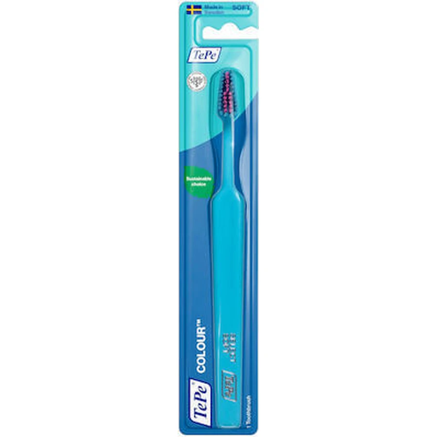 TEPE Colour Select Cepillo Dental Suave Para Una Limpieza Eficaz Y Suave Color Azul