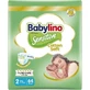 BABYLINO Bawełniane miękkie pieluchy z przylepcem nr 2 Dla 3-6 kg 64 szt.