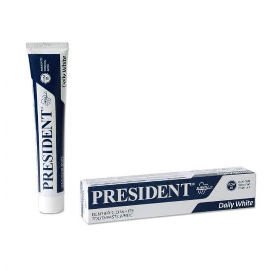 Dagelijkse Witte Tandpasta, 75 ml, President