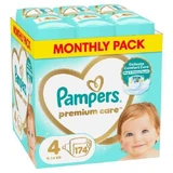 PAMPERS Baby Pañales Premium Care No.4 9-14Kgr 188 Piezas MSB