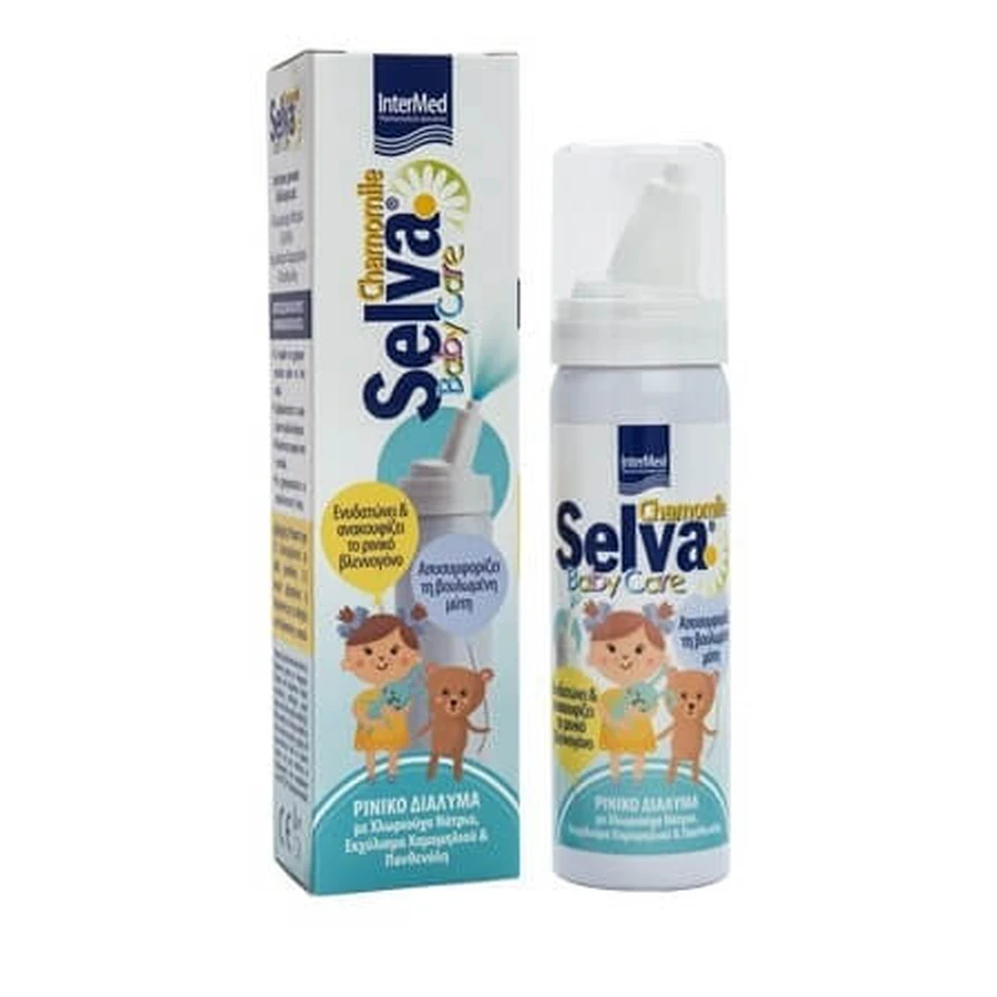 INTERMED Selva Chamomile Baby Care Spray nasal isotonique à la camomille et au panthénol 150ml