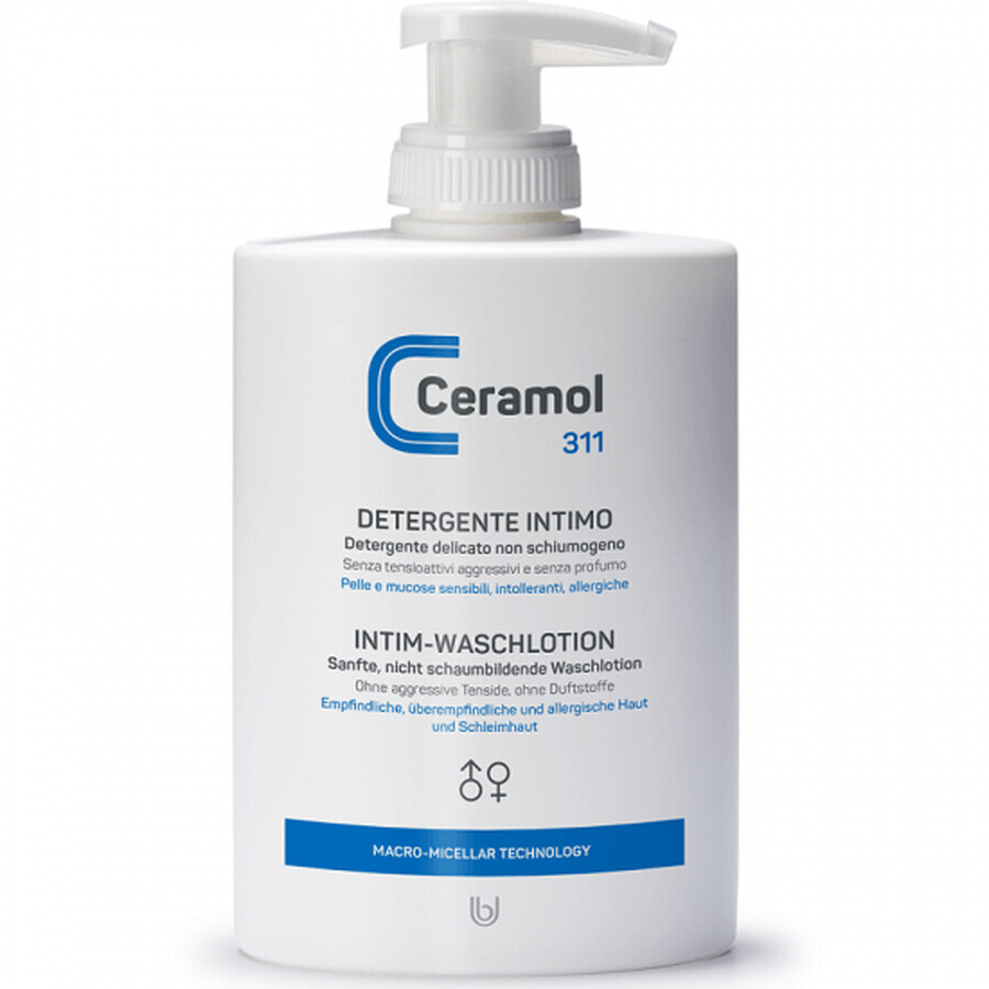 Ceramol Detergente Intimo per Pelli e Mucose Sensibili, 250ml