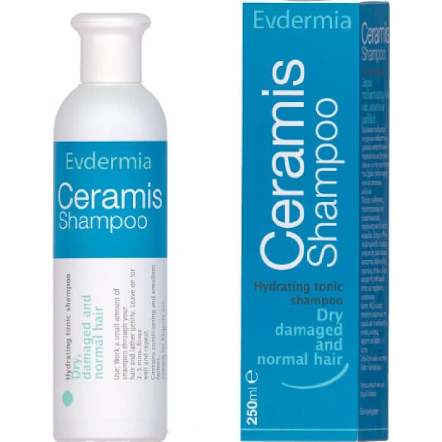 EVDERMIA Ceramis Shampoo Tonik do włosów suchych, zniszczonych i normalnych 250ml: ceny i cechy