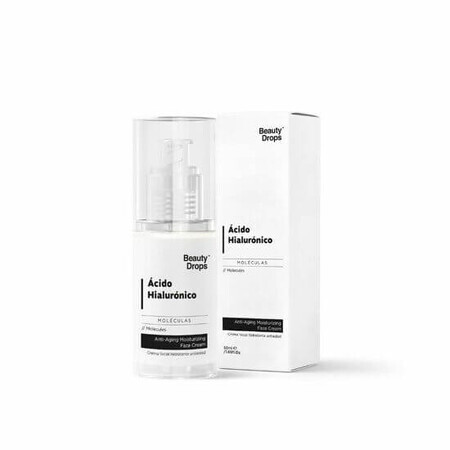 Crema idratante con acido ialuronico, 50 ml, Gocce di Bellezza