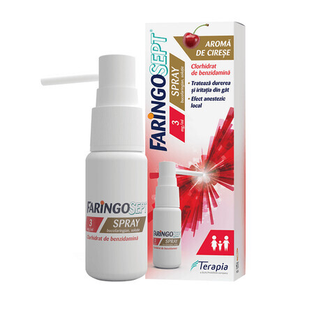 Faringosept, 3 mg/ml spray oropharyngé, solution, 30 ml, Therapy