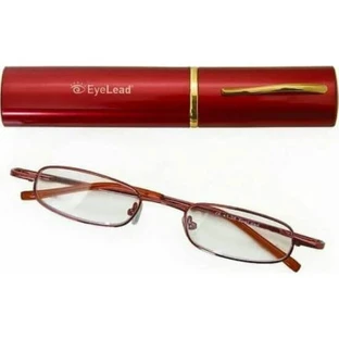 EYELEAD Prescription Glasses Pocket Size(Pen) Red 4.00