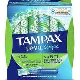 TAMPAX Pearl Compak Super Tampons Met Hoog Absorptievermogen Applicator, 16 stuks